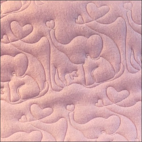 Elephant Hearts - quilting pantograph