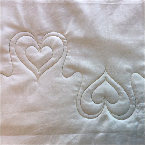 Nana's Hearts - quilting pantograph