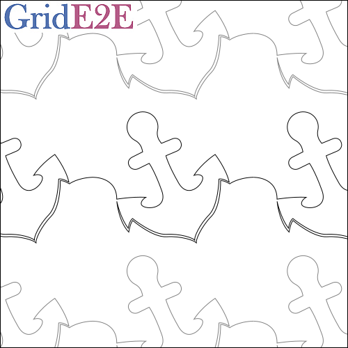 Boat Anchor - quilting pantograph