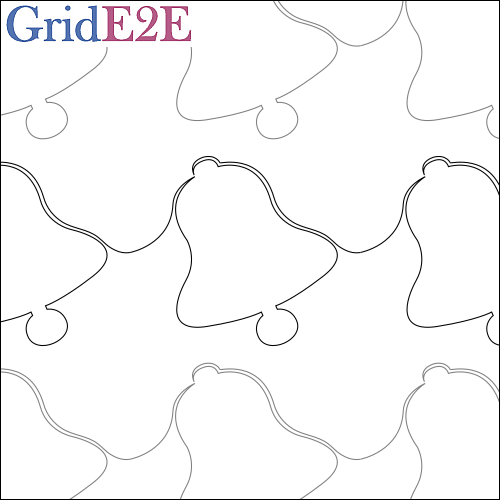 Jingle Bells - quilting pantograph