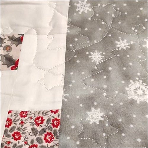 Christmas Tree Stars - quilting pantograph
