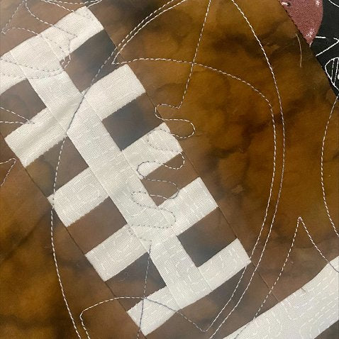 Football Gear - quilting pantograph