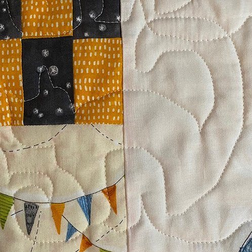 Halloween Cat - quilting pantograph