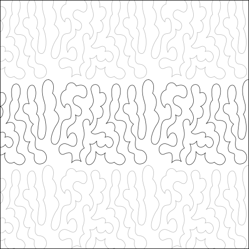Wiggle Stipple - quilting pantograph
