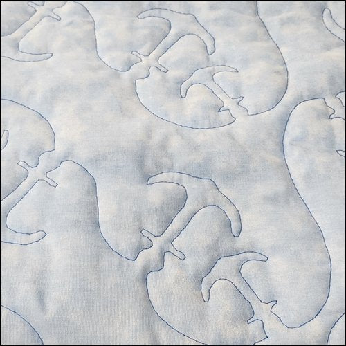 Anchors Away - quilting pantograph
