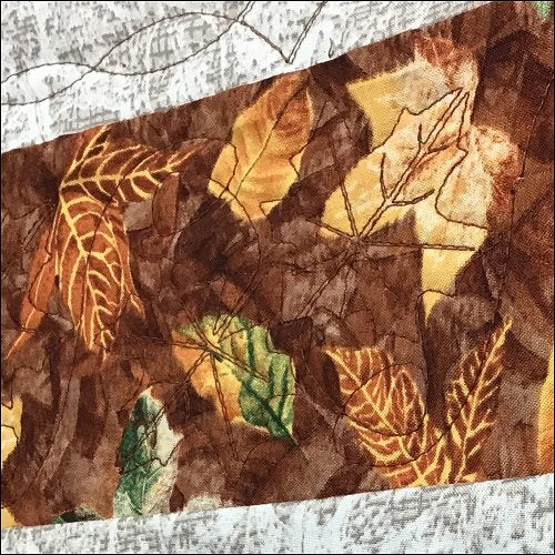 Autumn Leaves - quilting pantograph