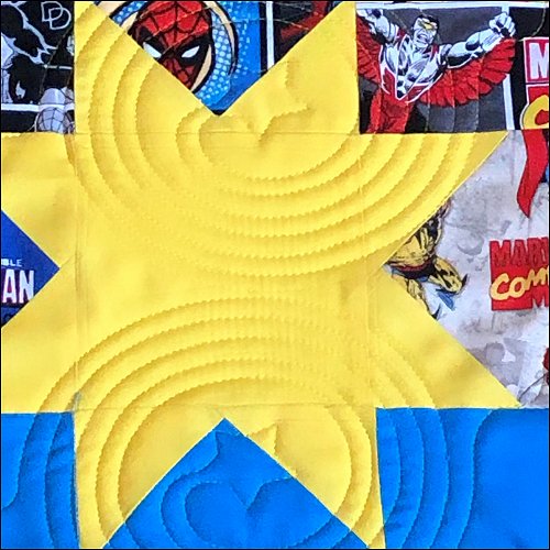 Avenger's Shield - quilting pantograph