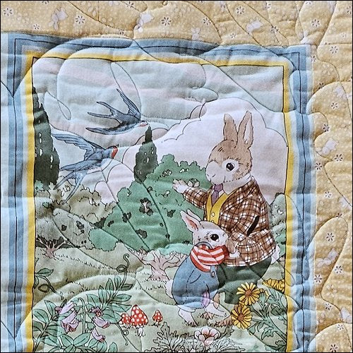 Benjamin Bunny- quilting pantograph