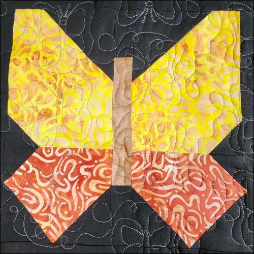Butterfly Loops - quilting pantograph