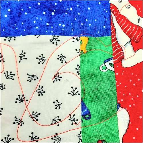 Christmas Ornaments Swirls - quilting pantograph