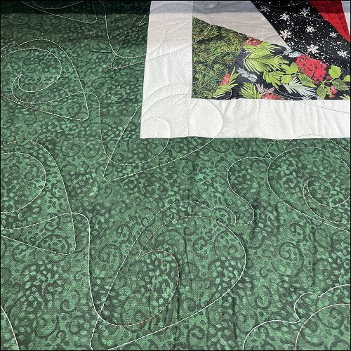 Christmas Ornaments Swirls - quilting pantograph