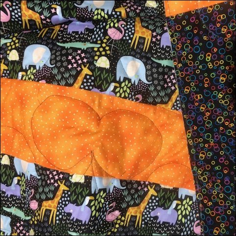 Circle Pebbles - quilting pantograph