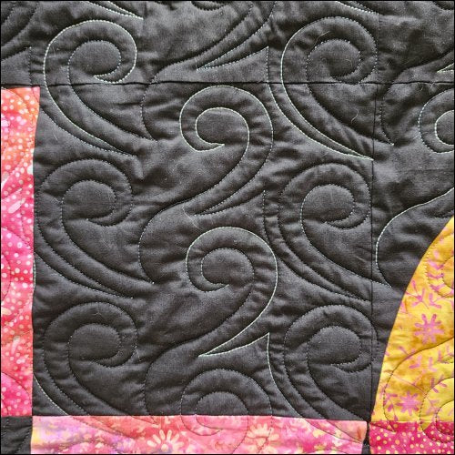 Curly Twirly - quilting pantograph