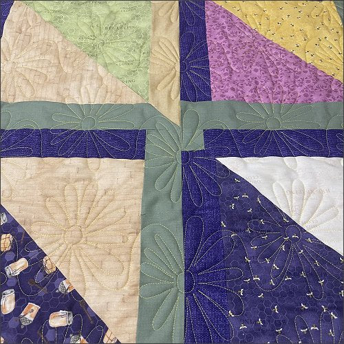 Daisy Bell - quilting pantograph