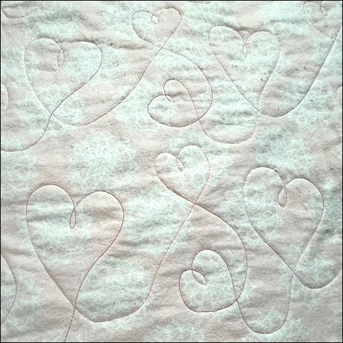 Dancing Hearts - quilting pantograph