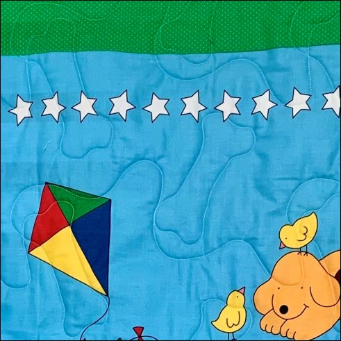 Dexter's Dog Bone - quilting pantograph