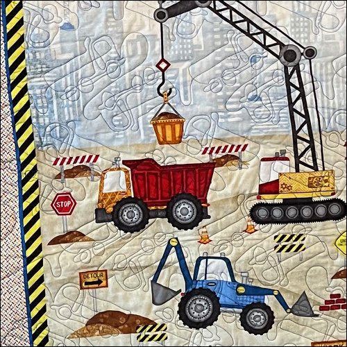 Dump Truck - quilting pantograph