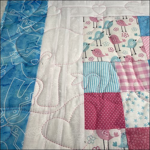 Elephant Hearts - quilting pantograph