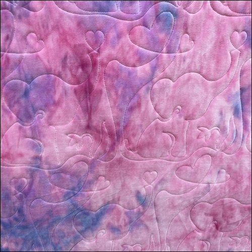 Elephant Hearts - quilting pantograph