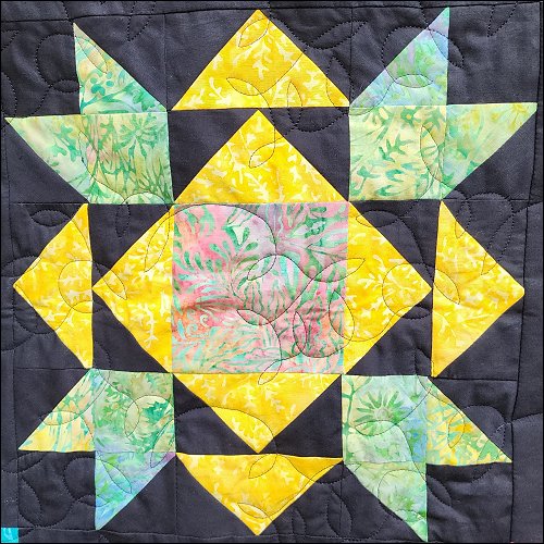 Flying Leaves - quilting pantograph