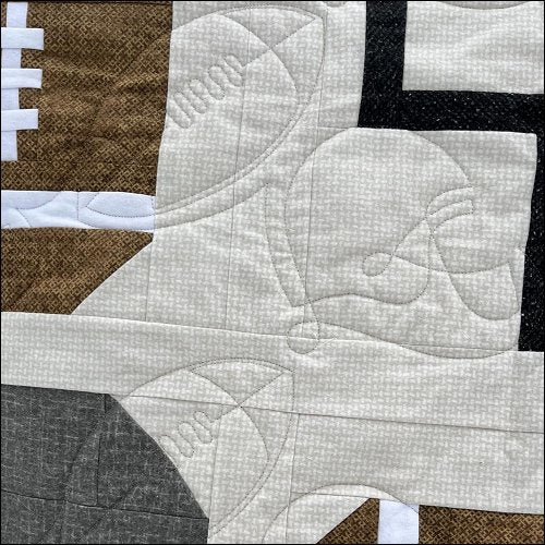 Football Gear - quilting pantograph