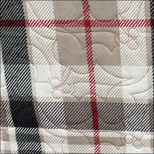 Holly Leaves - quilting pantograph