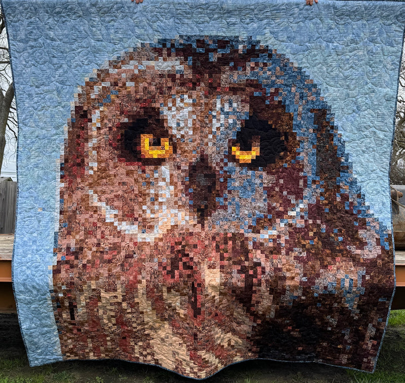 Hoot Owl - quilting pantograph