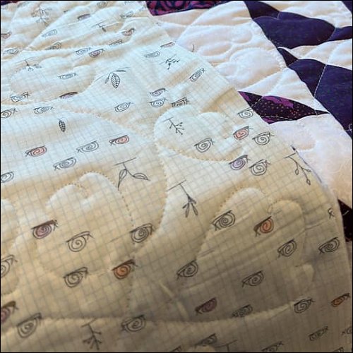 Hopeful Clouds  - quilting pantograph