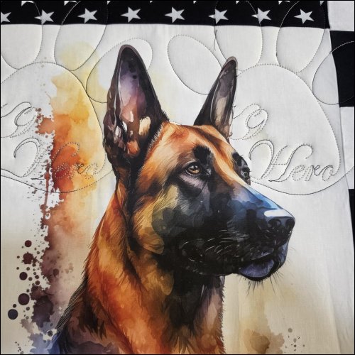 K9 Hero quilting pantograph