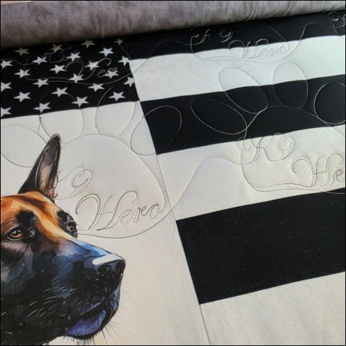 K9 Hero quilting pantograph