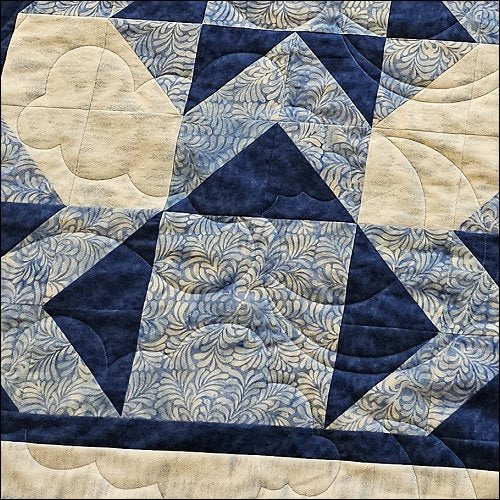 Moon Cloud - quilting pantograph