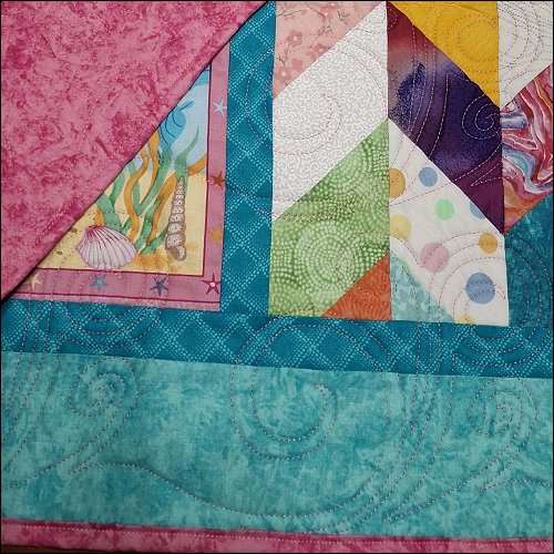 Ocean Swirls - quilting pantograph