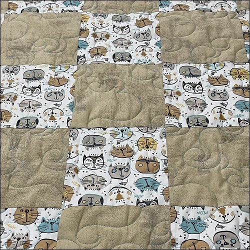 Octopus Swirls - quilting pantograph