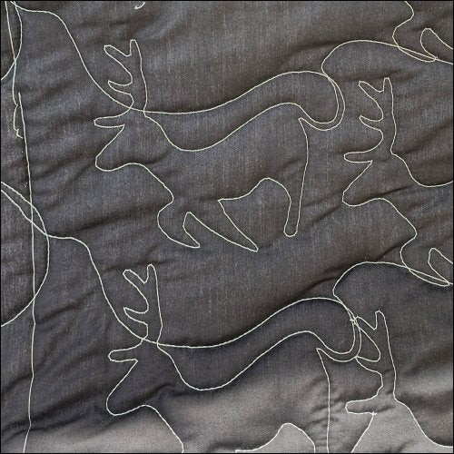 Santa's Reindeer - quilting pantograph