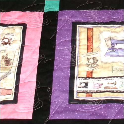 Sewing Needle and Thread - quilting pantograph