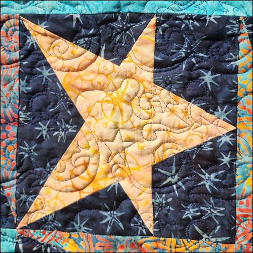 Shooting Stars - quilting pantograph