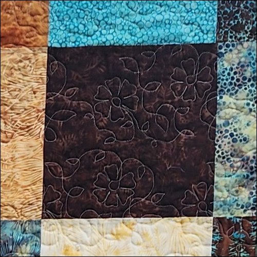 Summer Flowers - quilting pantograph