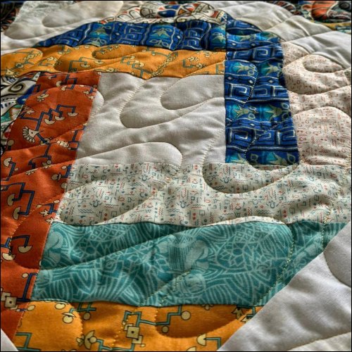 Tidal Wave - quilting pantograph