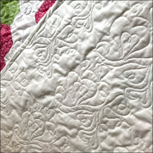 Tumbling Hearts - quilting pantograph