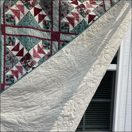 Two Hearts Flip - quilting pantograph