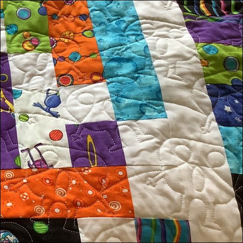 Zekey Monster - quilting pantograph
