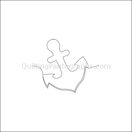 Boat Anchor - quilting pantograph
