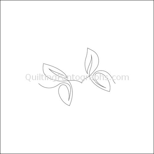 Butterfly Leaves - quilting pantograph