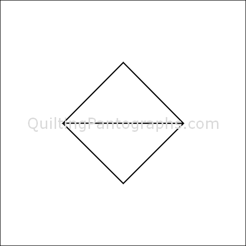 Chicken Wire Diamonds - quilting pantograph