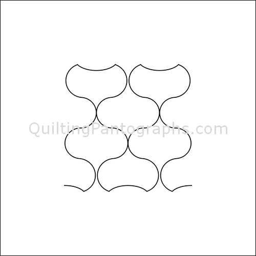 Chicken Wire Fence - quilting pantograph