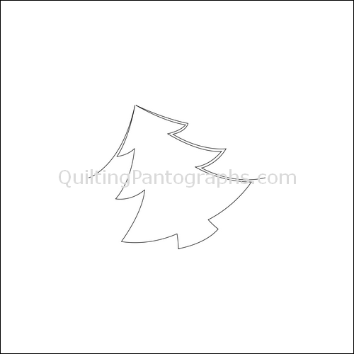 Christmas Tree Farm - quilting pantograph