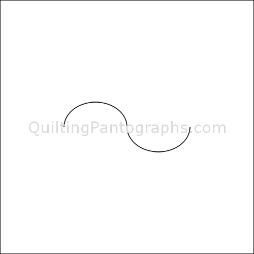 Circle Waves - quilting pantograph