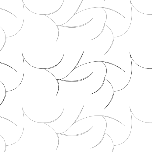 Clinging Vines - quilting pantograph