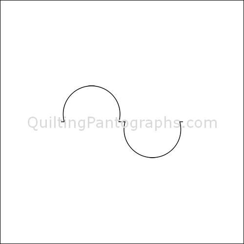 Dome Dance - quilting pantograph