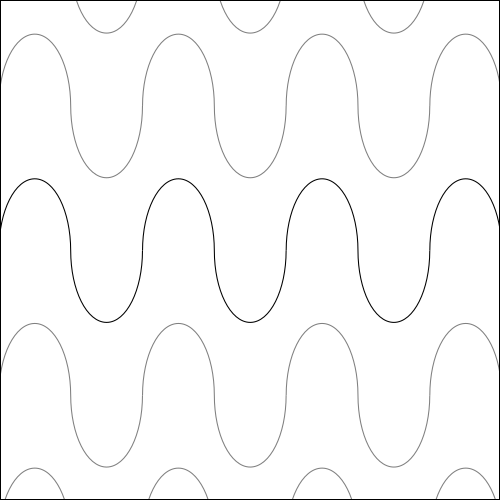Electric Shockwaves - quilting pantograph